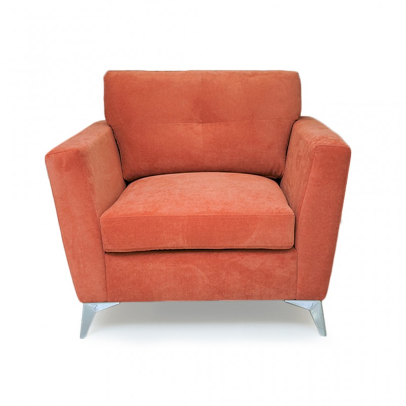 Loft 1 Seater in Paprika Col Fabrics