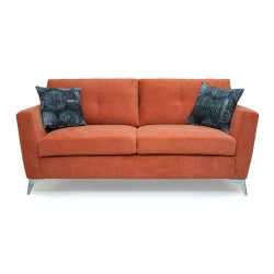 Loft 3 Seater in Paprika Col Fabrics