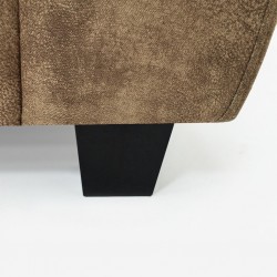 Maurizio 3 Seater Brown Pewter Col Fabric