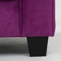 Casper 3 Seater Fushia Col Fabrics