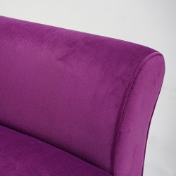 Casper 3 Seater Fushia Col Fabrics