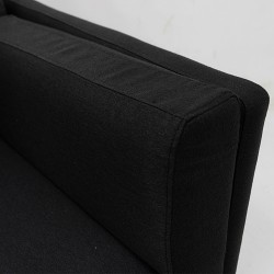 Burbank 2 Seater in Black Col Fabrics