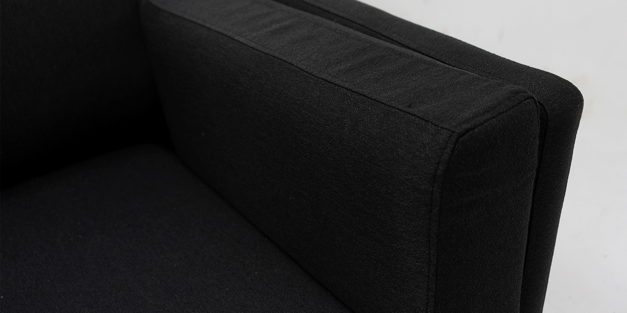 Burbank Sofa 3+2+1 Black Fabric