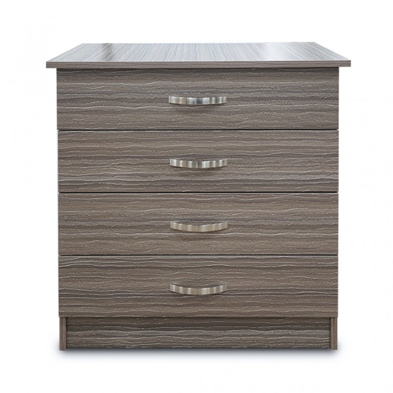 Colton Chest of Drawers Grey MDF