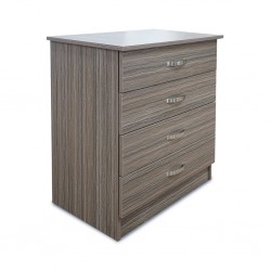 Colton Chest of Drawers Grey MDF