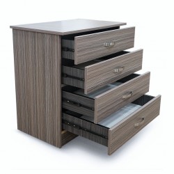 Colton Chest of Drawers Grey MDF