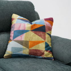 Sammy 3 Seater Sorrento Pewter Col Fabric