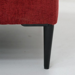 Tamarin Armless Chair Red Col Fabric