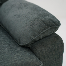 Sammy 3 Seater Sorrento Pewter Col Fabric