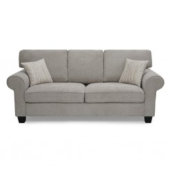 Vixon 3 Seater Beige Color Fabric