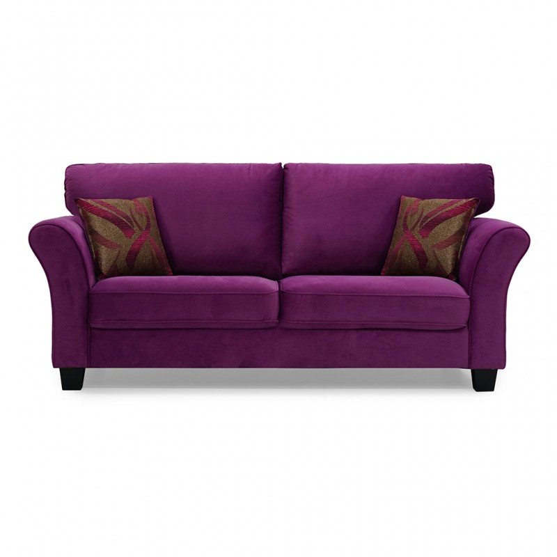 Casper 3 Seater Fushia Col Fabrics