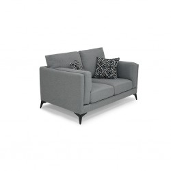 Burbank 2 Seater in Grey Col Fabric