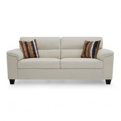 Vorino 3 Seaters Sofa Ivory Color