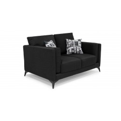 Burbank Sofa 3+2+1 Black Fabric