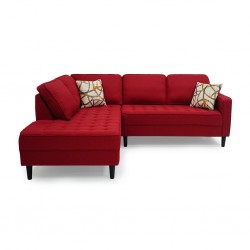 Cove Sofa Corner RAF LVST+LAF Chaise Ruby