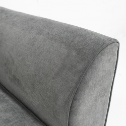 Bella Sofa Corner +Ottoman Grey Col Fabrics