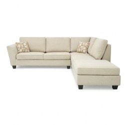 Bella Sofa Corner +Ottoman Beige Col Fabrics