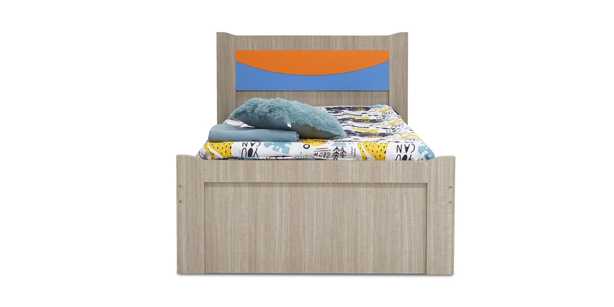 Zermatt Bed 108x190cm In Melamine MDF