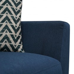 Loft 2 Seater in Blue Col Fabrics