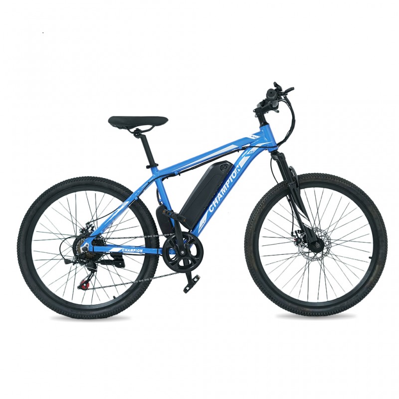 Champion HL8612 250 Watts(0.25Kw) Blue 26" Electric Bike