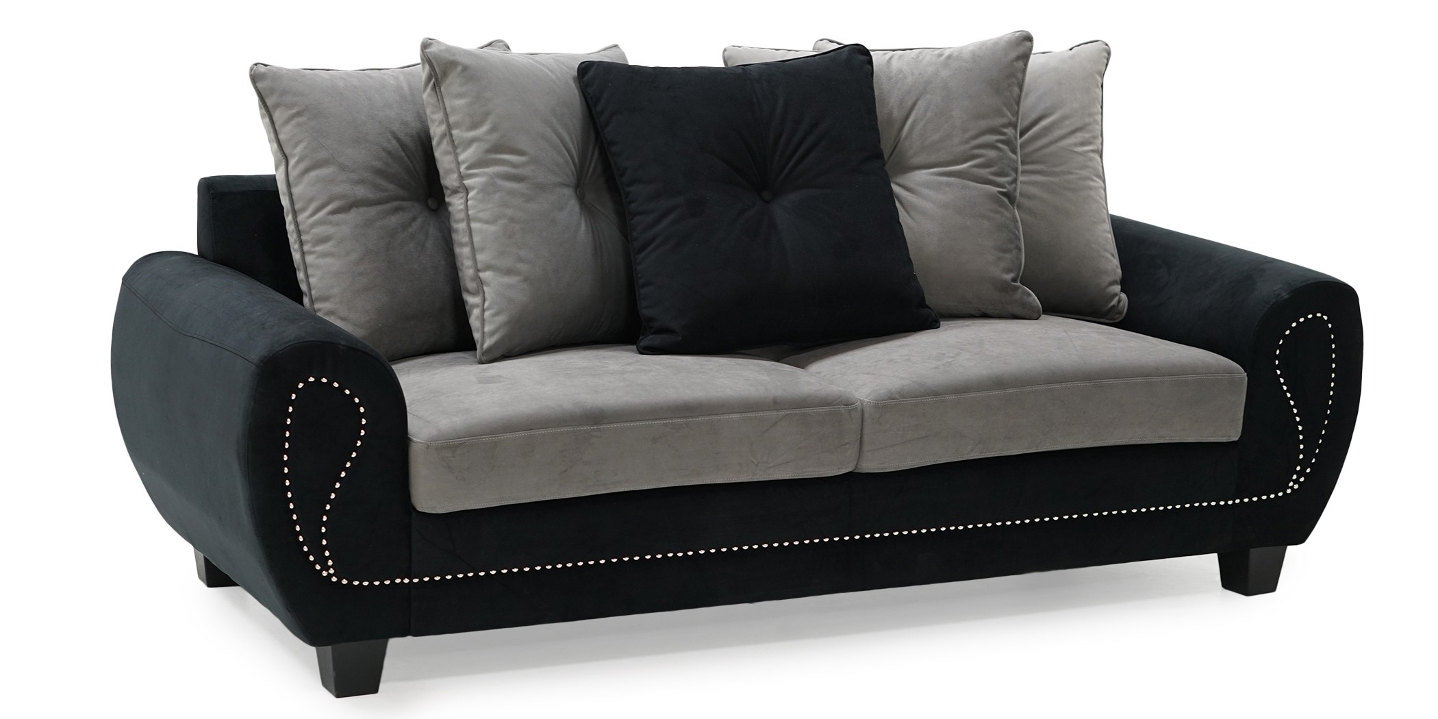 Isllington Sofa 3+2+1 O.Black