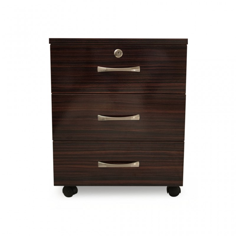 Pedestal Low Mobile 3 Drawers W410XD510XH500 mm Pedestal Low Mobile 3 Drawers W410XD510XH500 mm