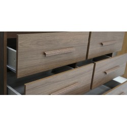 Garden Bedroom Set 180x200 cm Castanho Color
