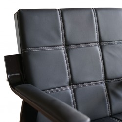 Comfy Leisure Sofa PU Leather Single