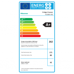 Hisense H338BI-WD Refrigerator