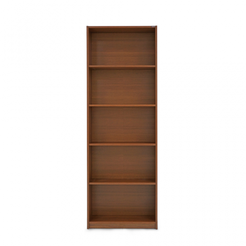 Delano Bookshelf 5 Tiers Walnut