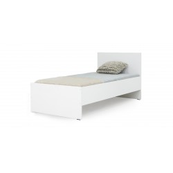 White Single Bed Frame 90x190 cm