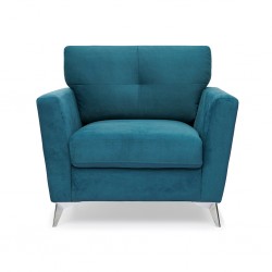 Loft 1 Seater in Turquoise Col Fabrics