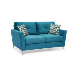 Loft 2 Seater in Turquoise Col Fabrics