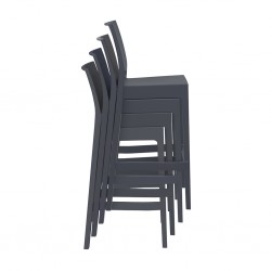 Siesta Maya Bar Stool Dark Grey 75cm Ref 099