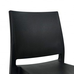 Siesta Maya Bar Stool Black 75cm Ref 099