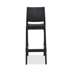 Siesta Maya Bar Stool Black 75cm Ref 099