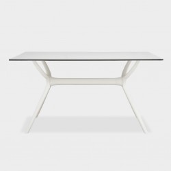 Siesta Air Table Top & Air Leg White 80x140cm