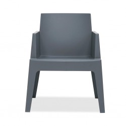 Siesta Box Armchair Dark Grey Ref 058