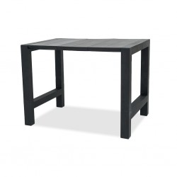 Siesta Vegas Bar Extendible Table Black Ref 782