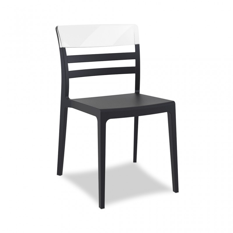 Siesta Moon Chair Black Seat Ref090