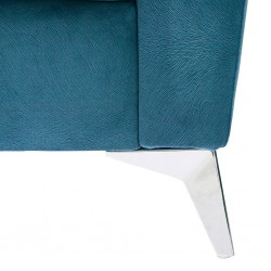 Loft 1 Seater in Turquoise Col Fabrics