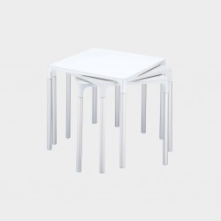 Siesta Mango Table 72x72 cm White Ref 758