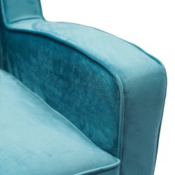 Zac Armchair Blue Fabric