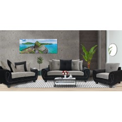 Isllington Sofa 3+2+1 O.Black