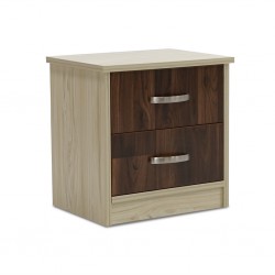 Tripoli Night Table MDF Kiaat and Creamywood