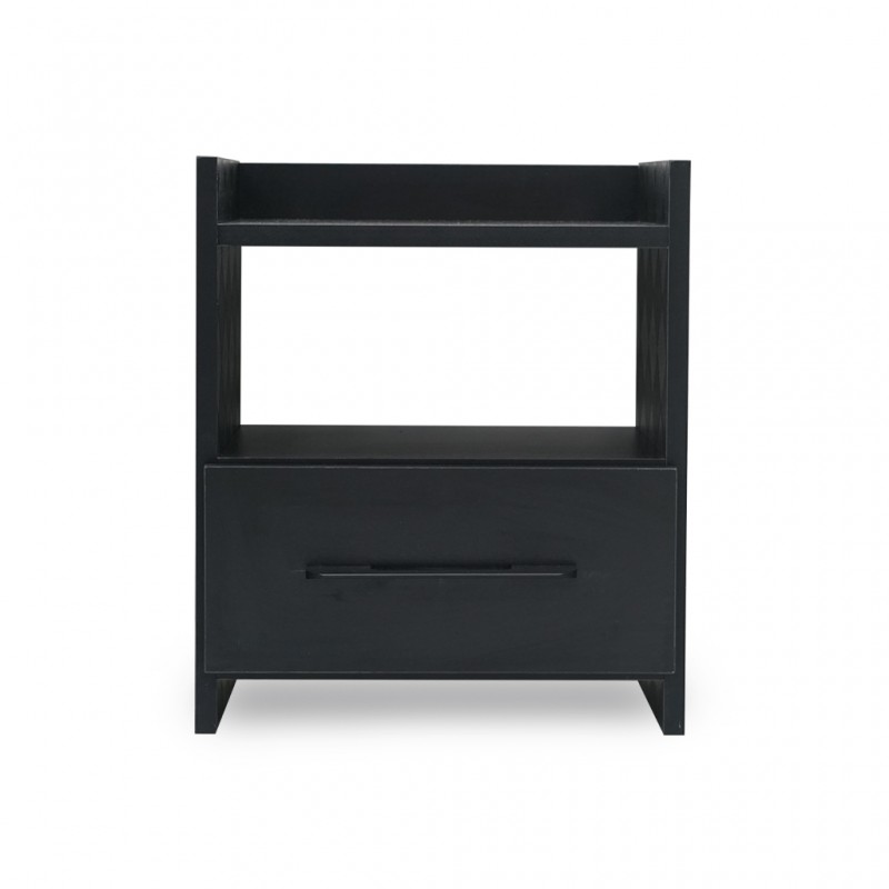 Travis Night Table MDF Black Matt