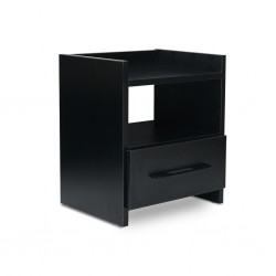 Travis Night Table MDF Black Matt