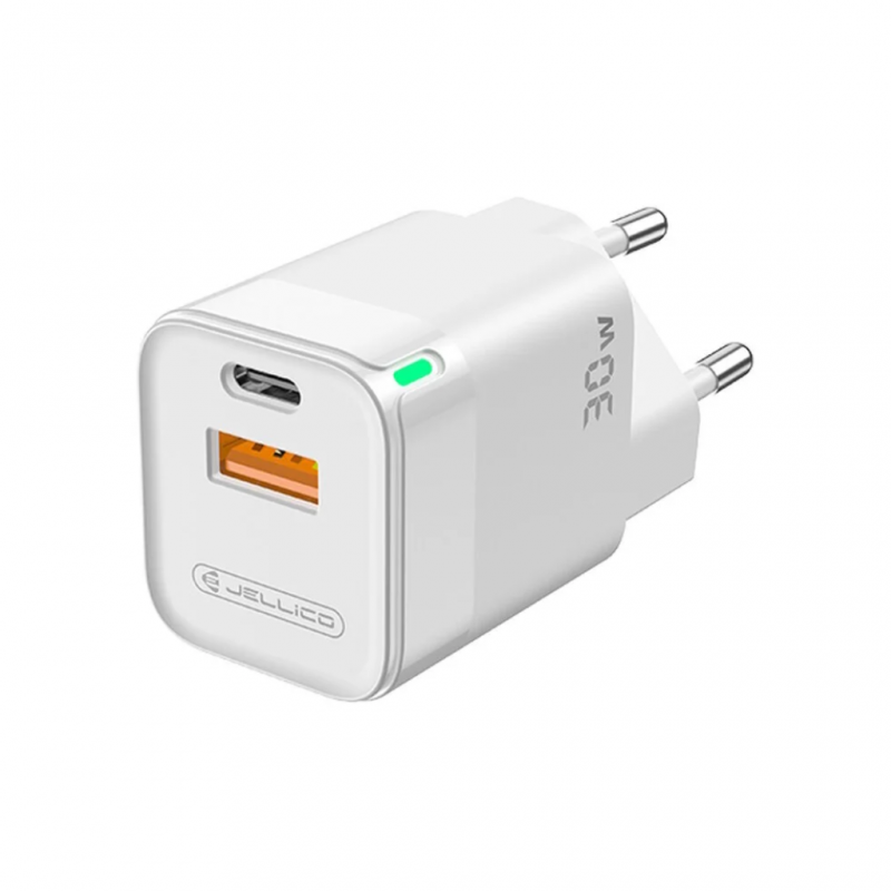 Jellico C44 QC+PD 30W EU pin home charger White