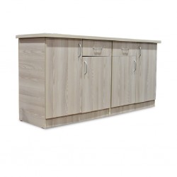 Flavi Sideboard 4 Doors MDF Grey