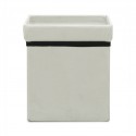 Foldable Storage Pouff Grey